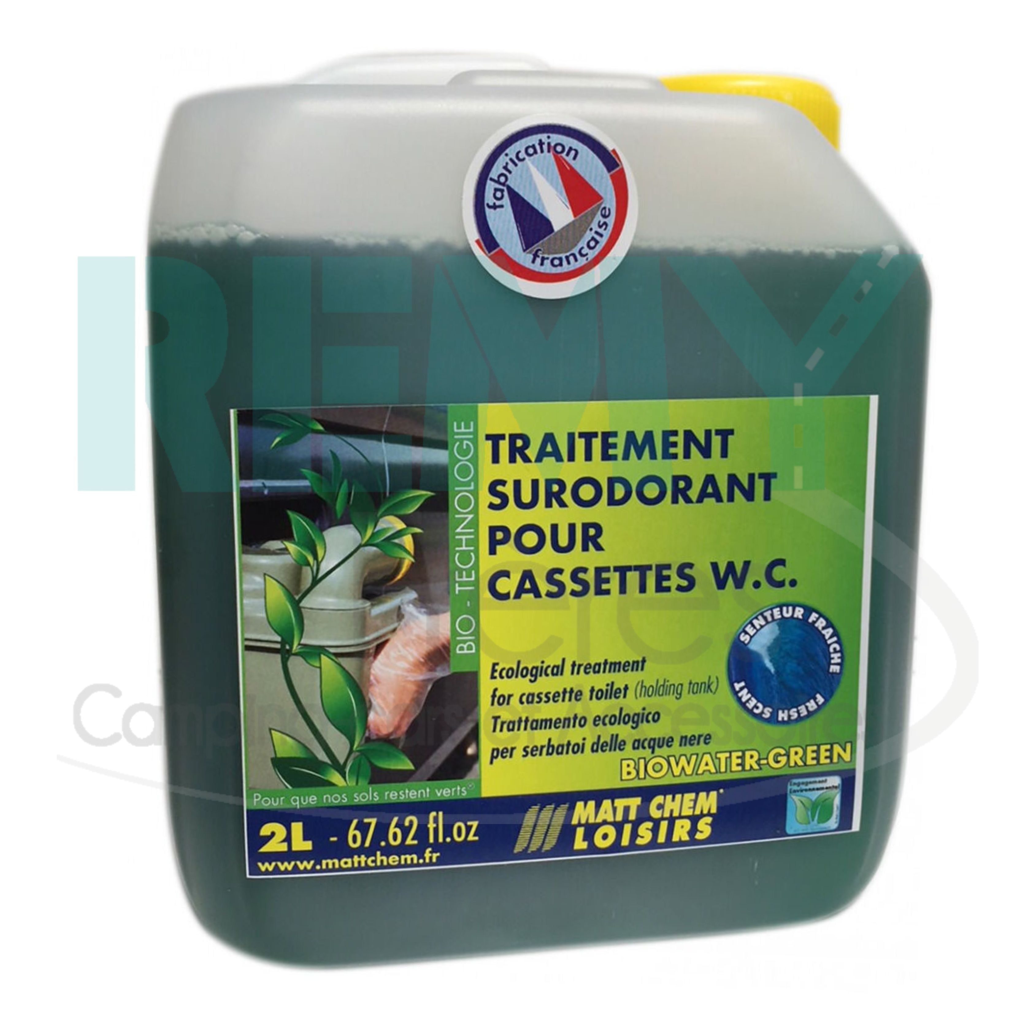 TRAITEMENT POUR CASSETTE - BIOWATER GREEN 2L