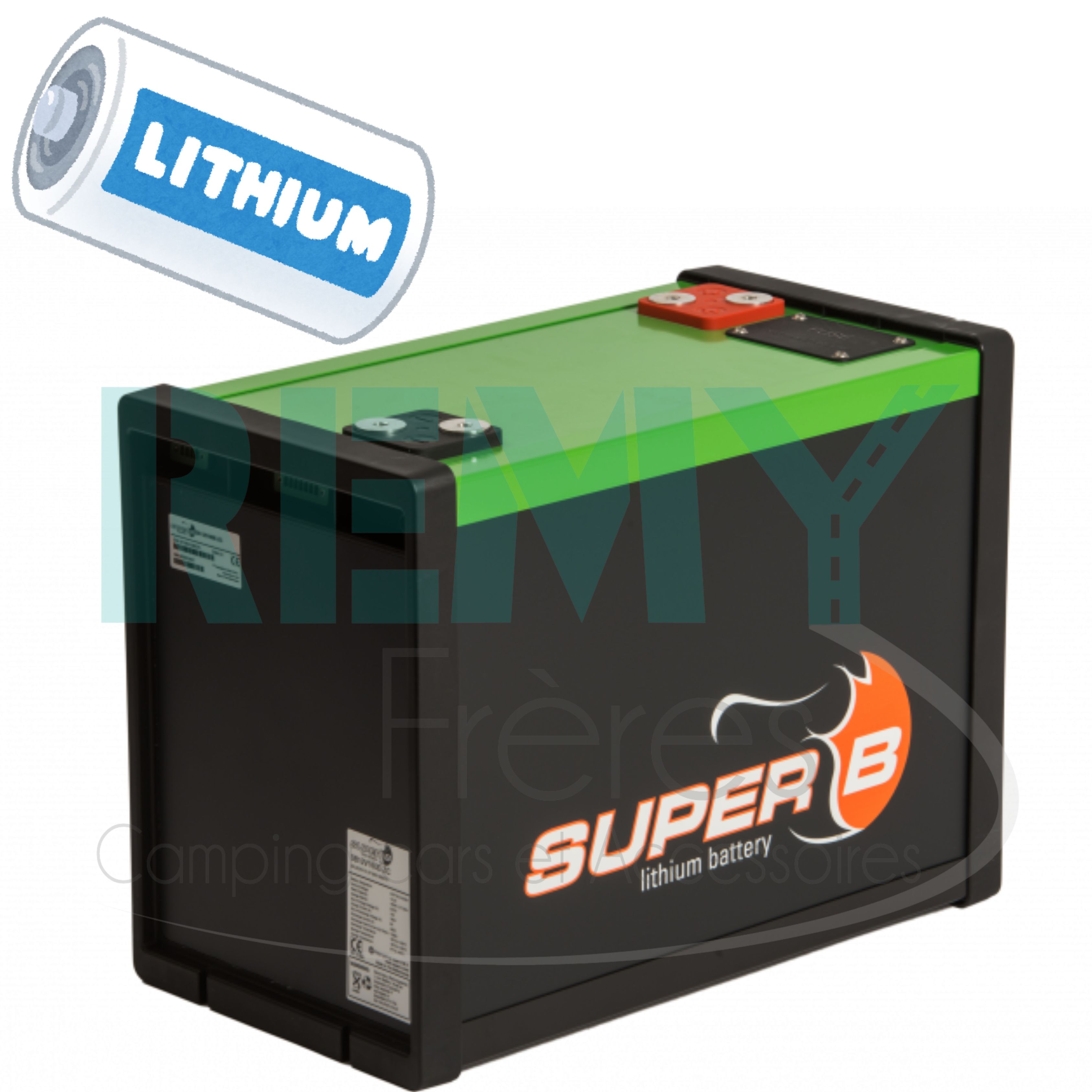 BATTERIE SUPER B NOMIA 210AH AVEC RELAIS