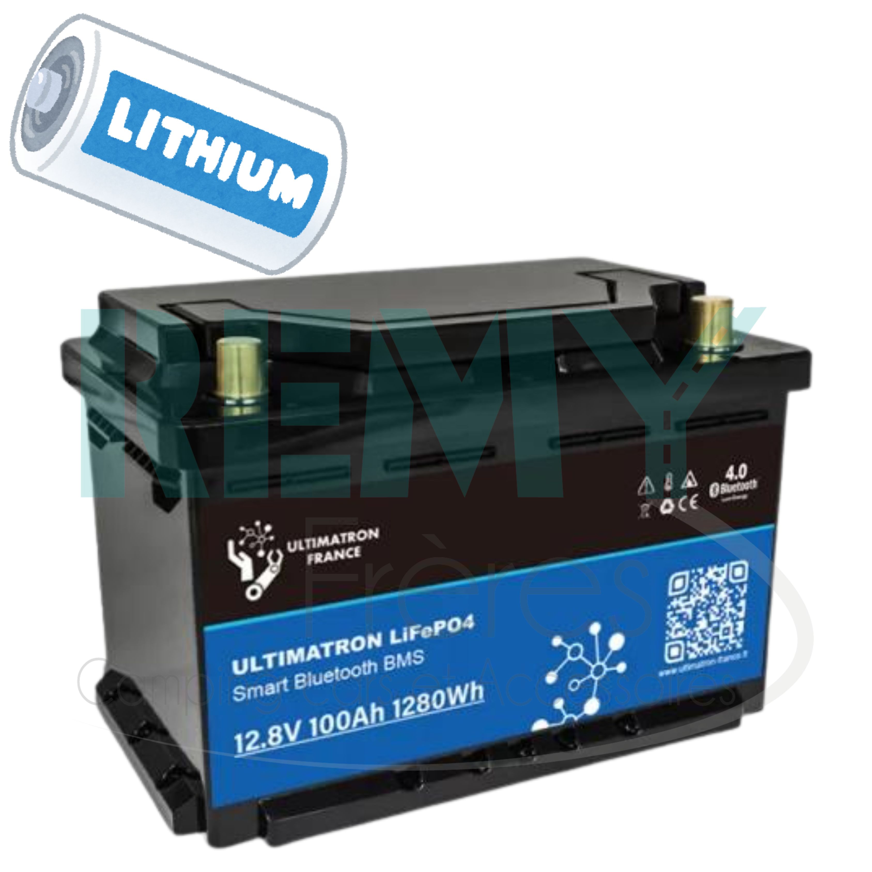 BATTERIE ULTIMATRON 12.8V 100AH LN3